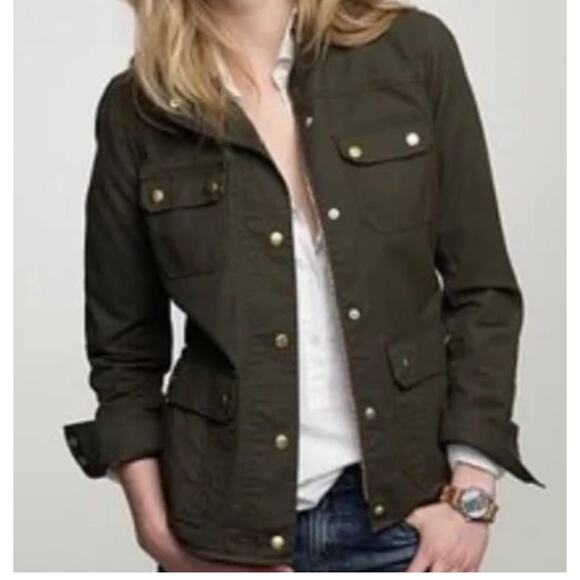 J. Crew Jackets & Blazers - J. Crew Relaxed Boyfriend Field Jacket Womens Size Medium